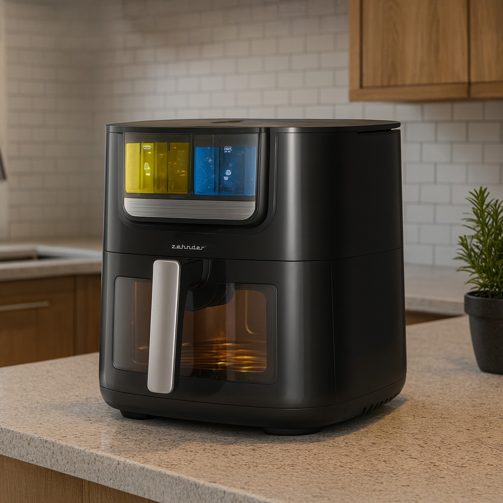Master Chef Air Fryer z pojemnikiem na wodę i olej AF-7015AI - obrazek 2