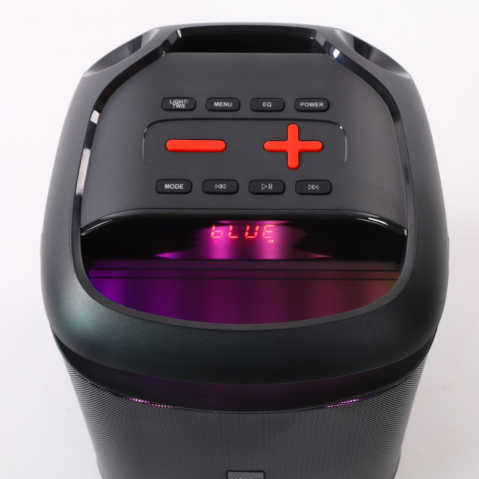 Power Audio PB-400 Partybox PMPO 400W (RMS 40W) + Mikrofon TWS – Bild 10