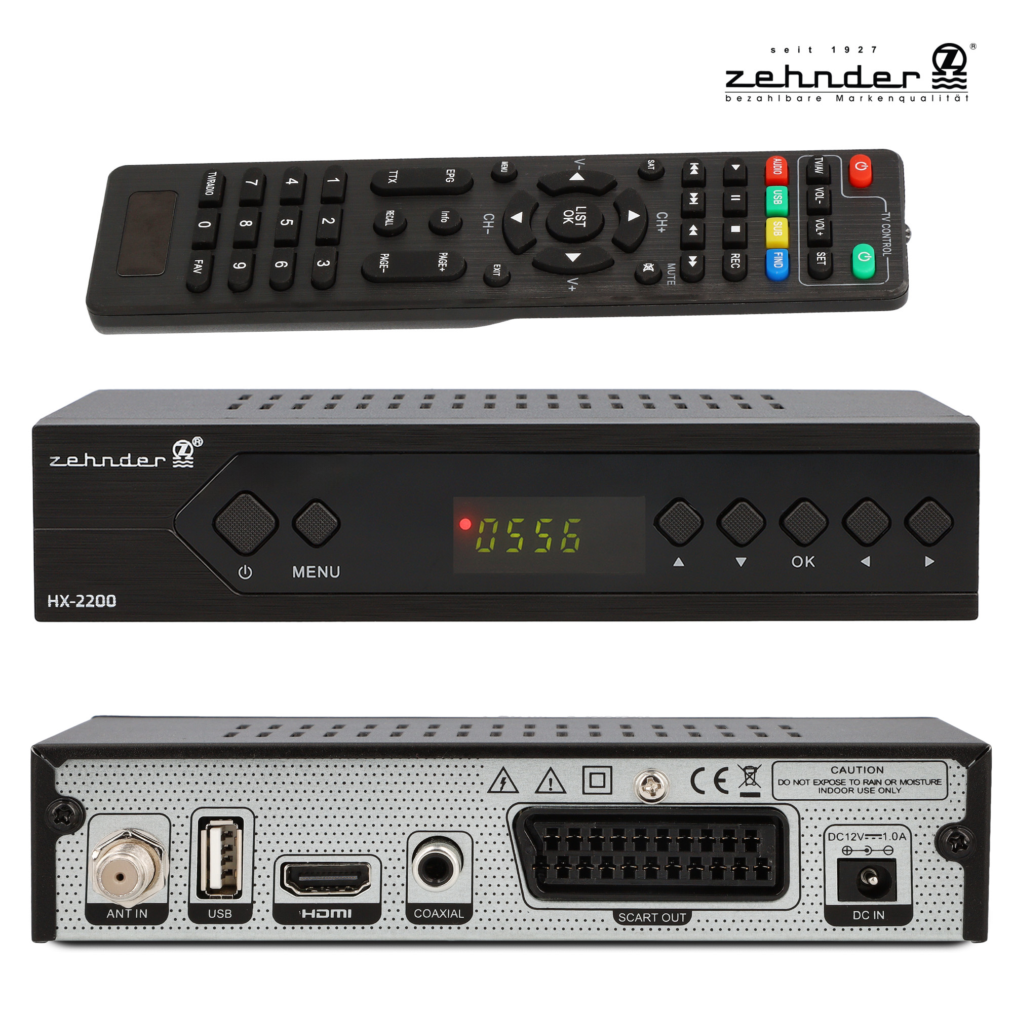Zehnder HX-2200 DVBS2 Cyfrowy Odbiornik Satelitarny FHD - obrazek 6