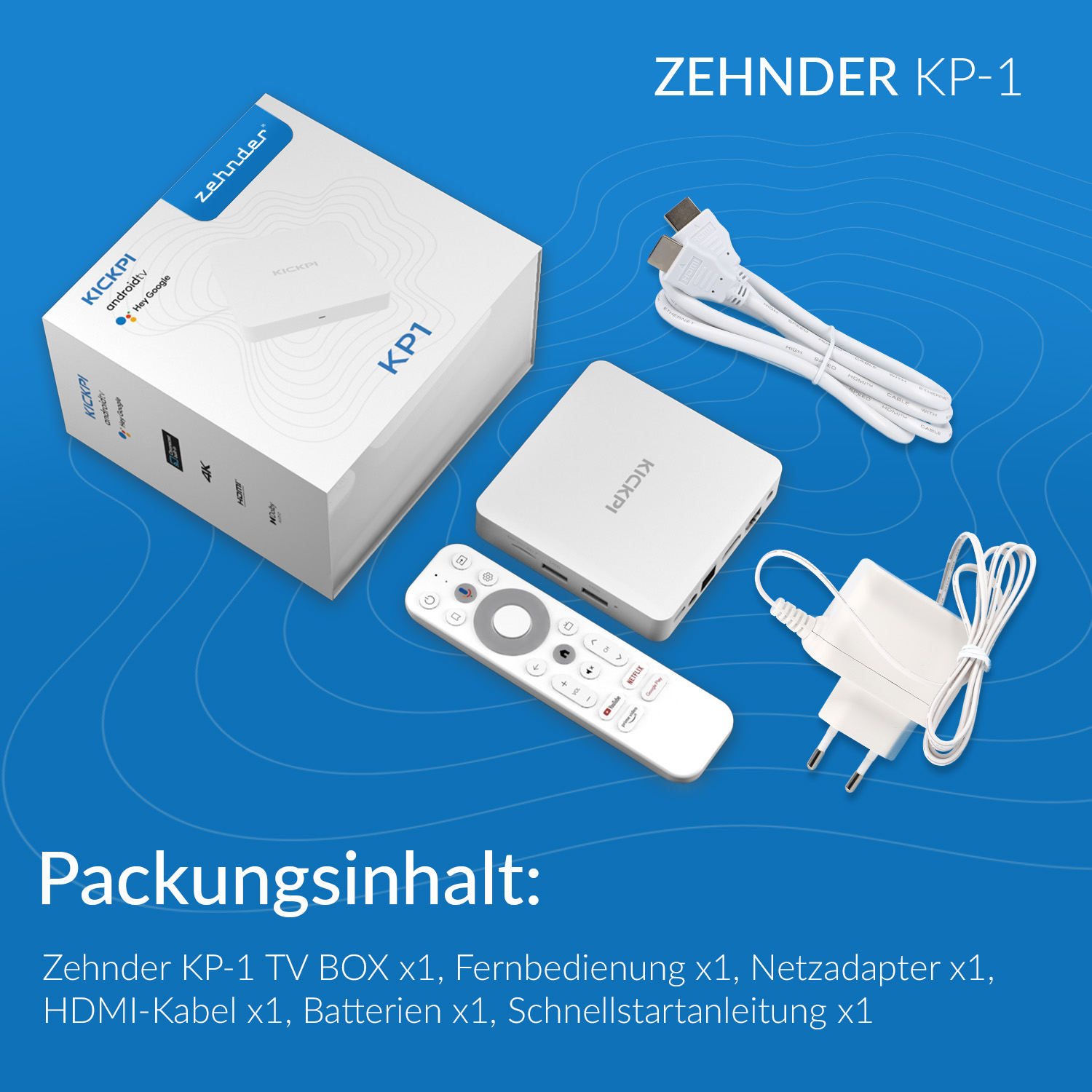 Zehnder KP-1 – 4K IP-Streaming Box mit Android TV 11 – Bild 8